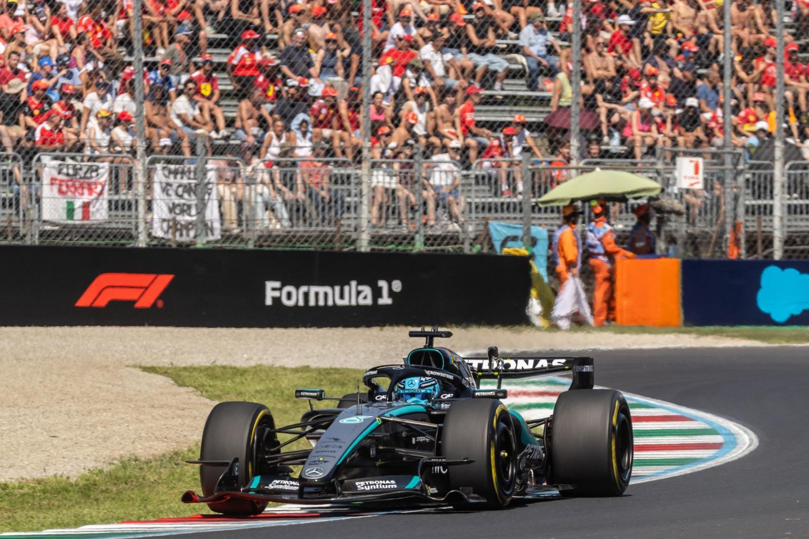 Who has the edge at Monza? Russell delivers the answer in FP2