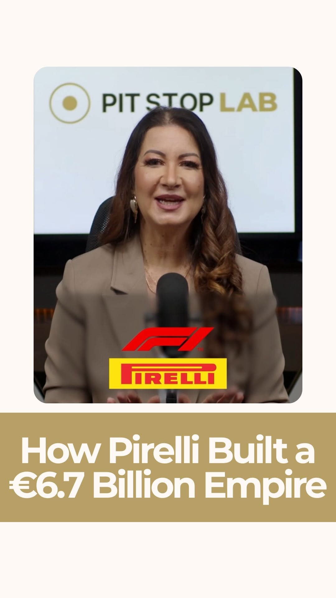 Every car in Formula One runs on Pirelli tyres.